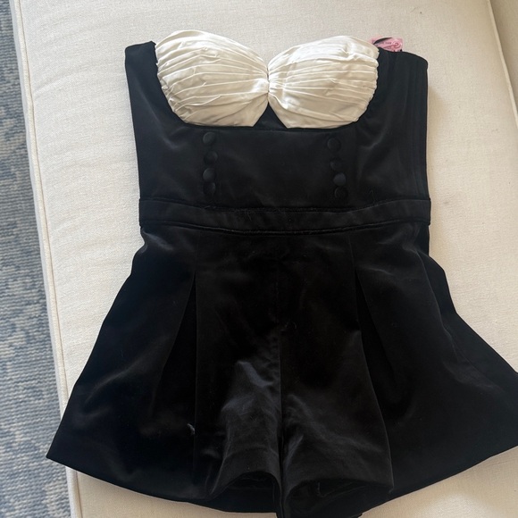 Nana Jaqueline Amanda Velvet jumpsuit - Picture 2 of 4